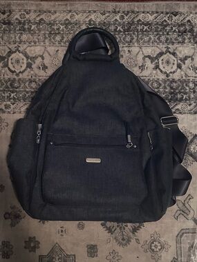 Baggallini small Backpack - denim blue